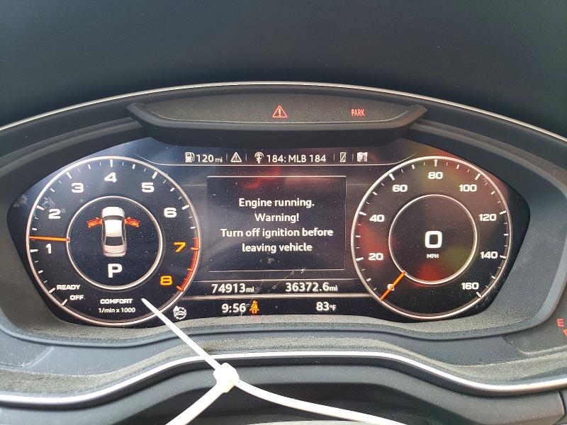 Продажа на аукционе авто 2017 Audi A4, vin: WAUENAF4XHN014314, номер лота: 57404996