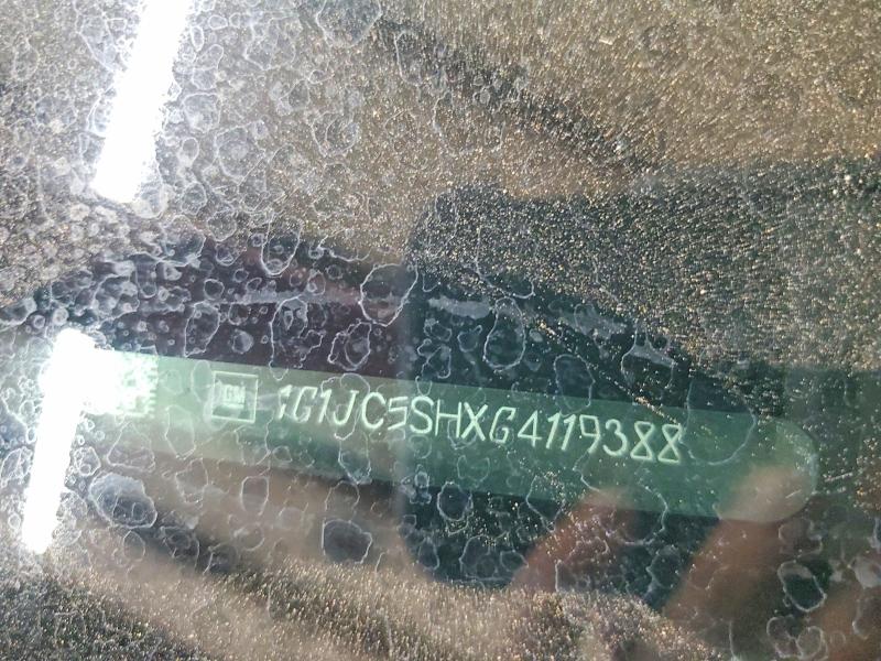 59180206 :رقم المزاد ، 1G1JC5SHXG4119388 vin ، 2016 Chevrolet Sonic مزاد بيع
