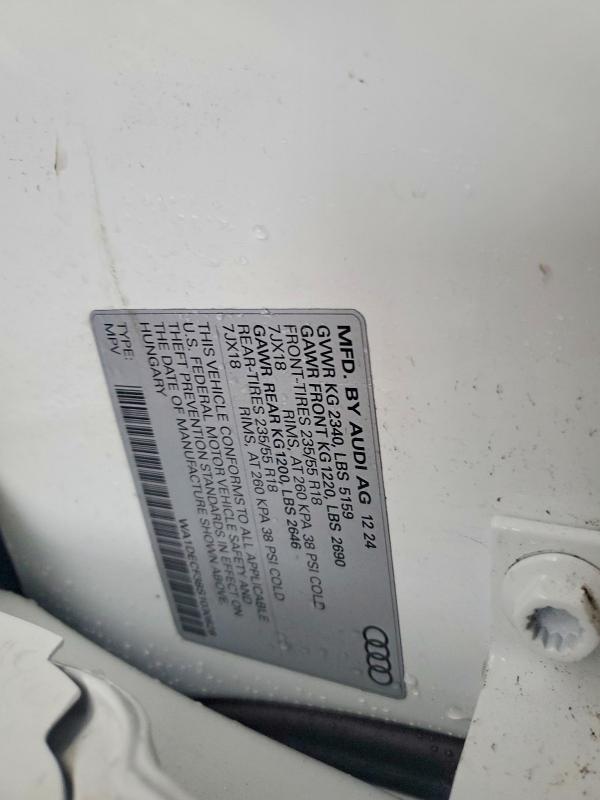 Продаж на аукціоні авто 2025 Audi Q3, vin: WA1DECF38S1030828, номер лоту: 60809426