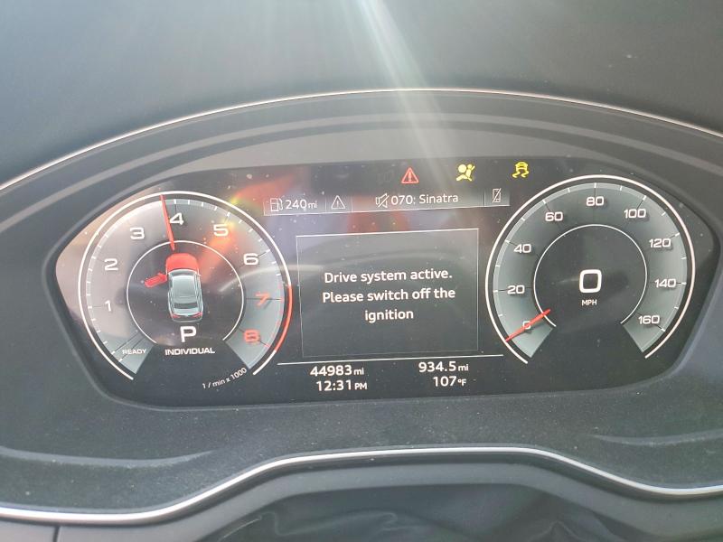 2021 Audi A5 მანქანა იყიდება აუქციონზე, vin: WAUTAAF5XMA055751, აუქციონის ნომერი: 59392186