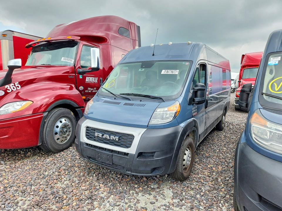 Продаж на аукціоні авто 2021 Ram Promaster 3500, vin: 3C6MRVJG6ME536780, номер лоту: 58766766