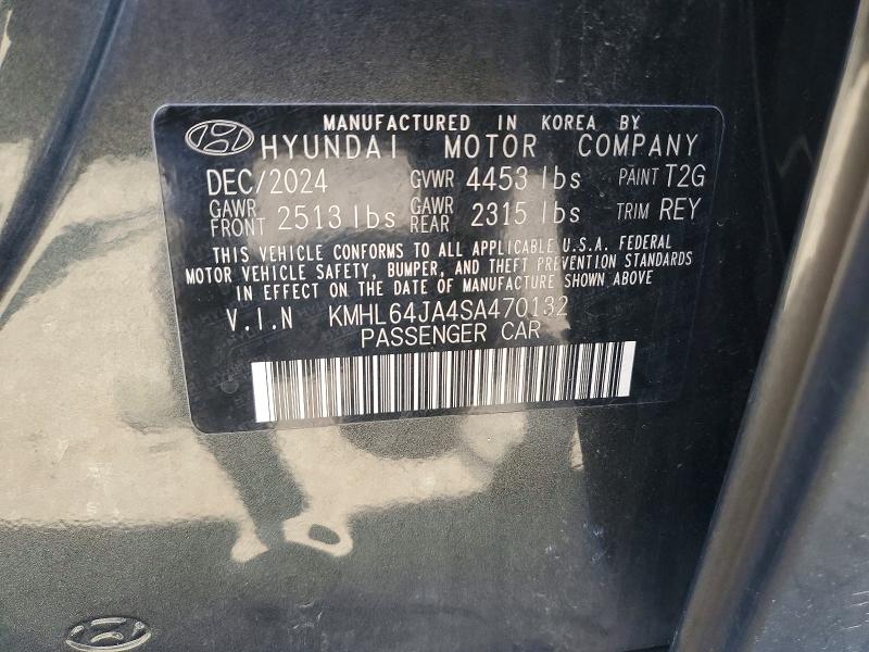 Продаж на аукціоні авто 2025 Hyundai Sonata, vin: KMHL64JA4SA470132, номер лоту: 61840366