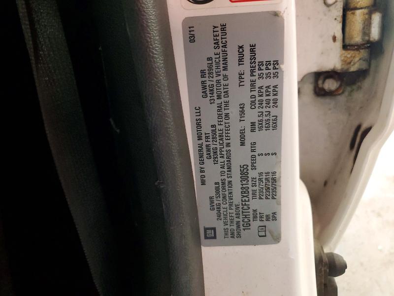2011 Chevrolet Colorado მანქანა იყიდება აუქციონზე, vin: 1GCHTCFEXB8130855, აუქციონის ნომერი: 61927226