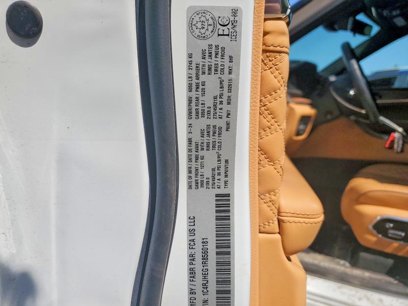 Продаж на аукціоні авто 2024 Jeep Grand Cherokee, vin: 1C4RJHEG1R8560181, номер лоту: 61786076