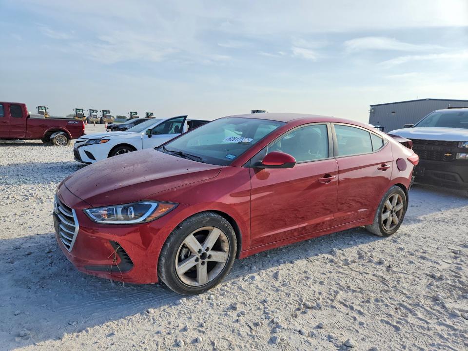 2017 Hyundai Elantra მანქანა იყიდება აუქციონზე, vin: KMHD84LF1HU228560, აუქციონის ნომერი: 62617136