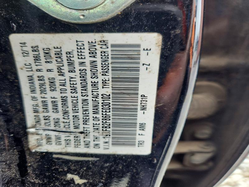 Продаж на аукціоні авто 2015 Honda Civic, vin: 19XFB2F86FE030102, номер лоту: 61545896