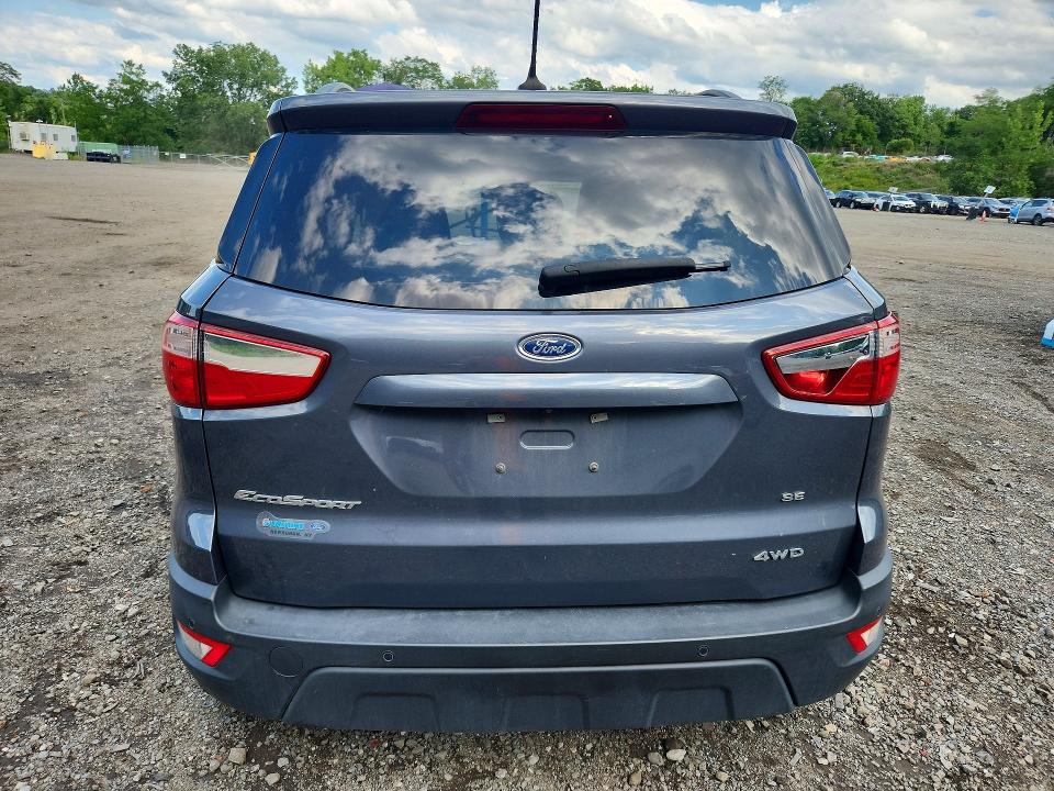 2022 Ford Ecosport მანქანა იყიდება აუქციონზე, vin: MAJ6S3GL0NC474113, აუქციონის ნომერი: 62040106