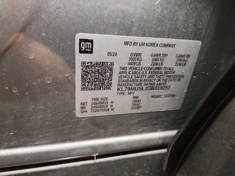 Продаж на аукціоні авто 2025 Chevrolet Trailblazer, vin: KL79MUSL3SB018250, номер лоту: 85975325
