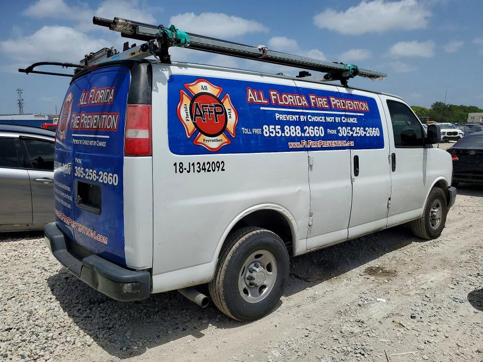 2018 Chevrolet Express G2500 მანქანა იყიდება აუქციონზე, vin: 1GCWGAFG2J1342092, აუქციონის ნომერი: 60583186