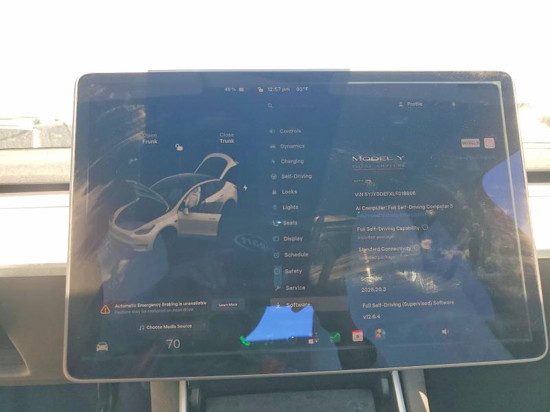 60081746 :رقم المزاد ، 5YJYGDEFXLF018806 vin ، 2020 Tesla Model Y مزاد بيع