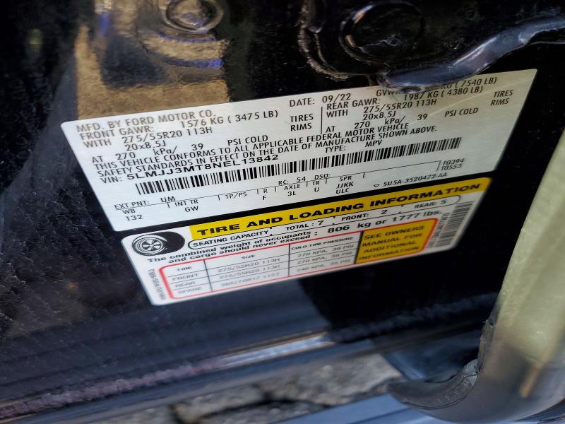 Продаж на аукціоні авто 2022 Lincoln Navigator, vin: 5LMJJ3MT8NEL13842, номер лоту: 61328226