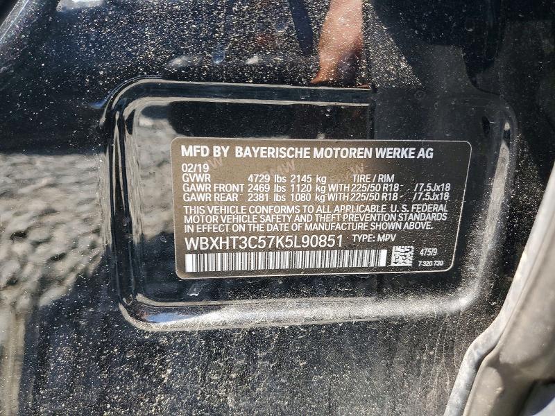 Продажа на аукционе авто 2019 Bmw X1, vin: WBXHT3C57K5L90851, номер лота: 59059206