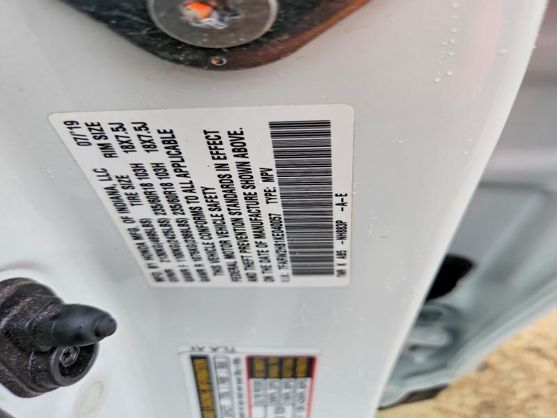 Aukcja sprzedaży 2019 Honda Cr-v, vin: 7FARW2H81KE040057, numer aukcji: 60188486