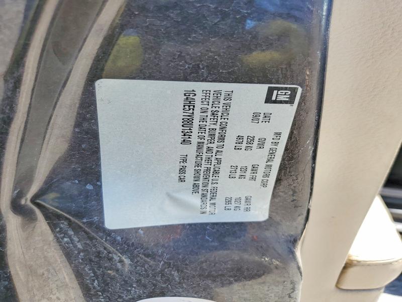 Aukcja sprzedaży 2008 Buick Lucerne, vin: 1G4HE57Y88U134140, numer aukcji: 60427206