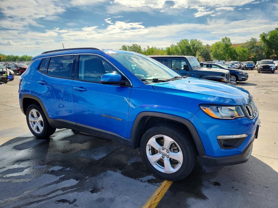 60223556 :رقم المزاد ، 3C4NJDBB0MT540563 vin ، 2021 Jeep Compass مزاد بيع