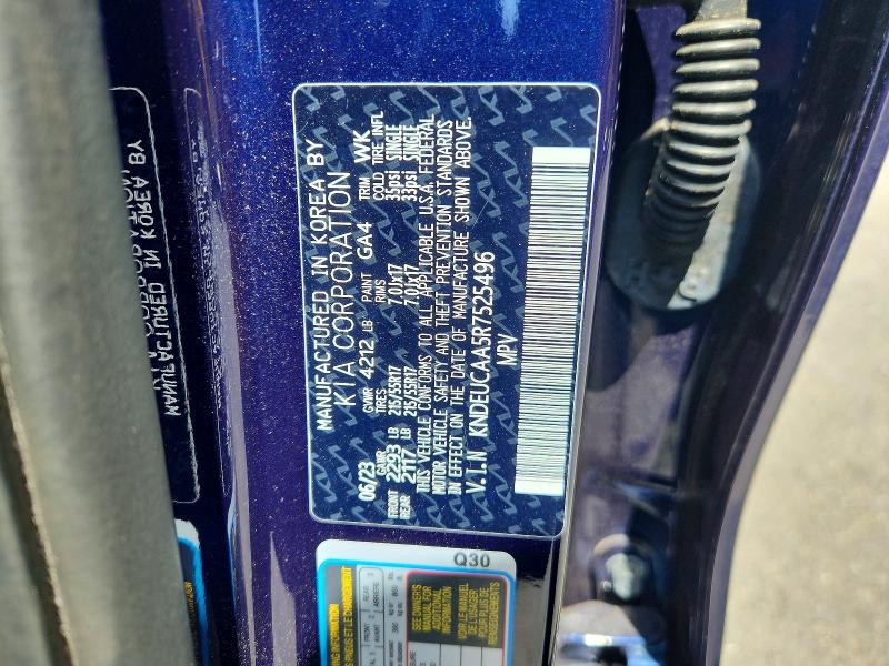 61553986 :رقم المزاد ، KNDEUCAA5R7525496 vin ، 2024 Kia Seltos مزاد بيع
