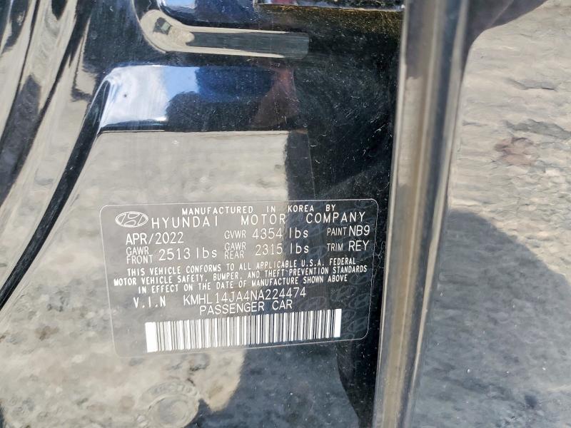 Продажа на аукционе авто 2022 Hyundai Sonata, vin: KMHL14JA4NA224474, номер лота: 61029416