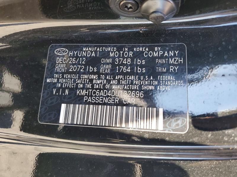 Продаж на аукціоні авто 2013 Hyundai Veloster, vin: KMHTC6AD4DU132696, номер лоту: 61709806