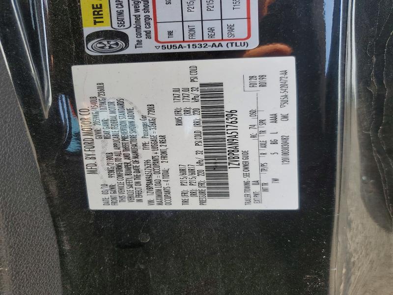 62637736 :رقم المزاد ، 1ZVBP8AN9A5176396 vin ، 2010 Ford Mustang مزاد بيع