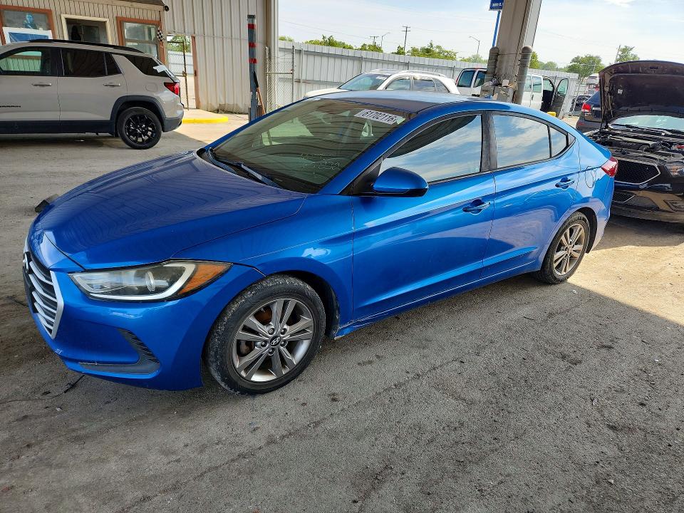 61702116 :رقم المزاد ، KMHD84LF4JU665832 vin ، 2018 Hyundai Elantra مزاد بيع