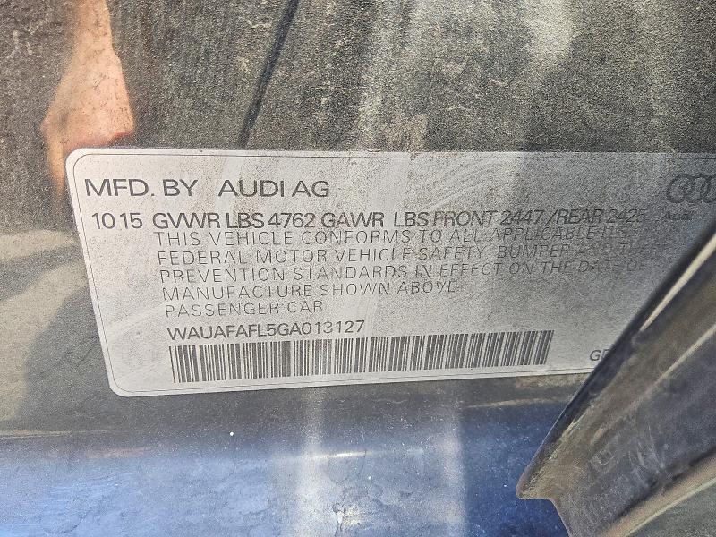 Aukcja sprzedaży 2016 Audi A4, vin: WAUAFAFL5GA013127, numer aukcji: 60496776