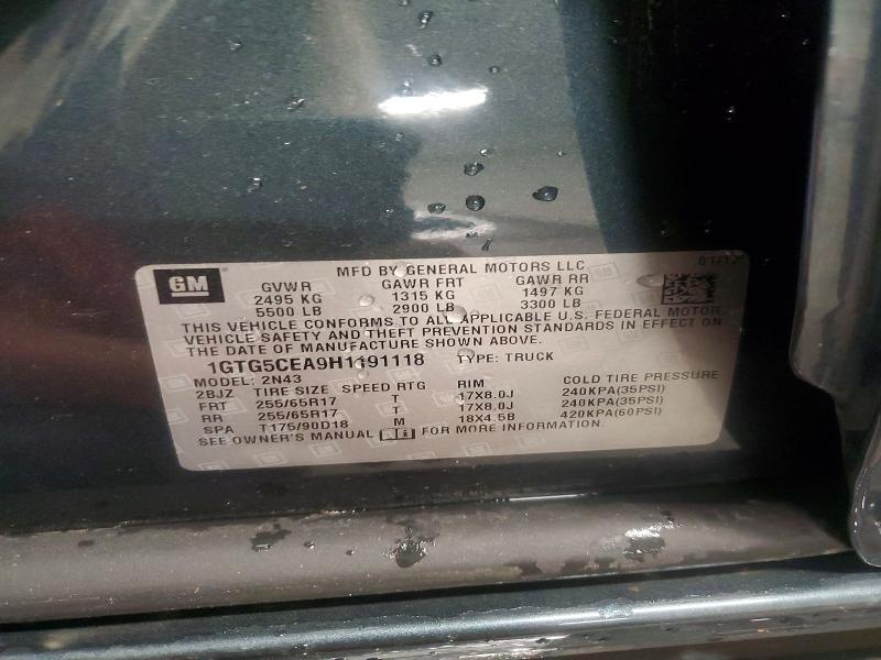 Aukcja sprzedaży 2017 Gmc Canyon, vin: 1GTG5CEA9H1191118, numer aukcji: 61744996