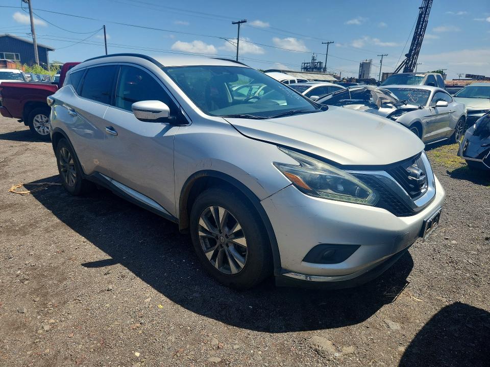 2018 Nissan Murano მანქანა იყიდება აუქციონზე, vin: 5N1AZ2MGXJN109255, აუქციონის ნომერი: 63376806