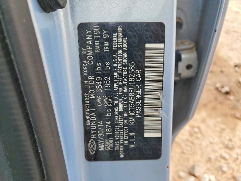 61779116 :رقم المزاد ، KMHCT5AE8EU182585 vin ، 2014 Hyundai Accent مزاد بيع
