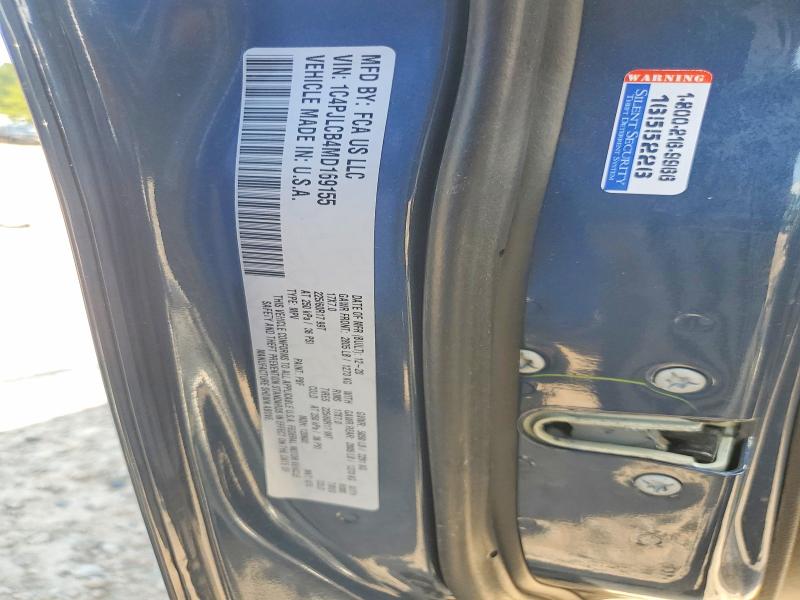 Продажа на аукционе авто 2021 Jeep Cherokee, vin: 1C4PJLCB4MD169155, номер лота: 60392916