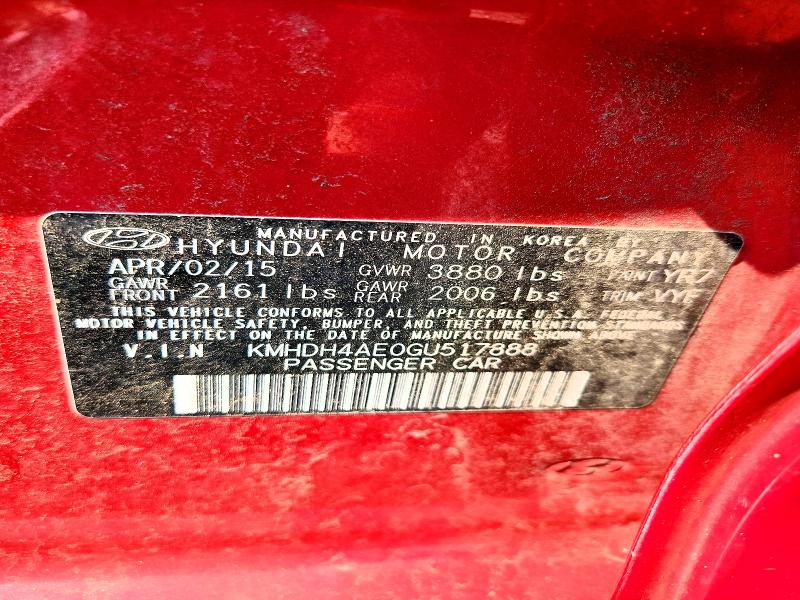 Aukcja sprzedaży 2016 Hyundai Elantra, vin: KMHDH4AE0GU517888, numer aukcji: 62094936