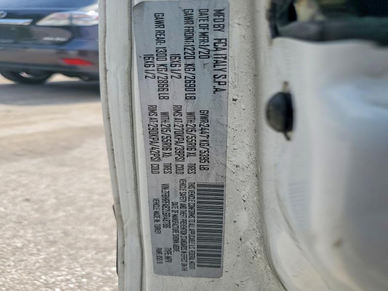 63229716 :رقم المزاد ، ZFBHRFAB2L6R48786 vin ، 2020 Ram Promaster City مزاد بيع