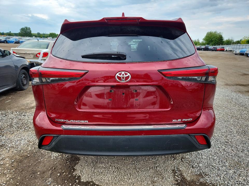 2020 Toyota Highlander მანქანა იყიდება აუქციონზე, vin: 5TDGZRBH0LS523029, აუქციონის ნომერი: 60156536