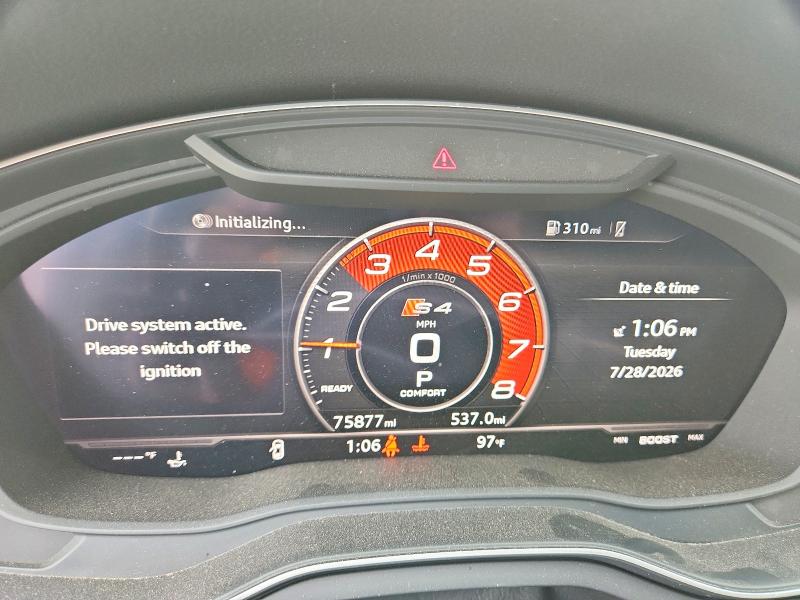 Aukcja sprzedaży 2019 Audi S4, vin: WAUB4AF43KA015647, numer aukcji: 59350806