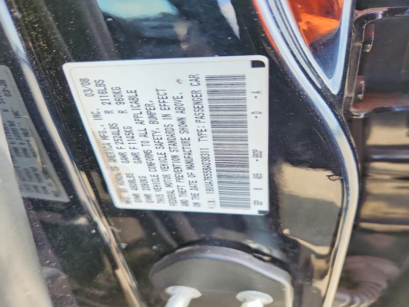 Aukcja sprzedaży 2008 Acura Tl, vin: 19UUA76558A038311, numer aukcji: 59256146