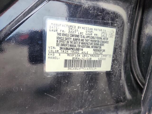 Aukcja sprzedaży 2012 Nissan Sentra, vin: 3N1AB6AP9CL650114, numer aukcji: 61516516