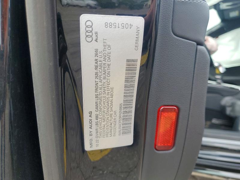 Aukcja sprzedaży 2023 Audi A5, vin: WAUFACF53PA016805, numer aukcji: 60590806