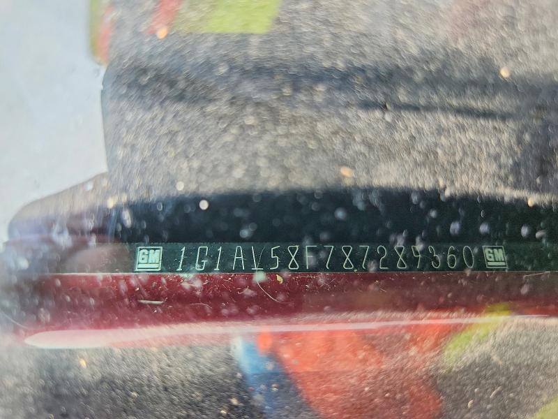 2008 Chevrolet Cobalt მანქანა იყიდება აუქციონზე, vin: 1G1AL58F787289360, აუქციონის ნომერი: 61309726