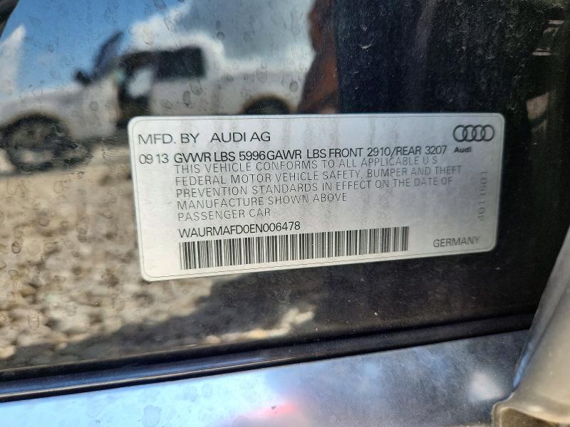 Продаж на аукціоні авто 2014 Audi A8, vin: WAURMAFD0EN006478, номер лоту: 59181716