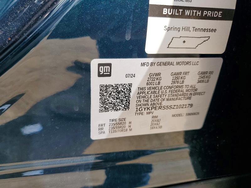 Продажа на аукционе авто 2025 Cadillac Xt6, vin: 1GYKPERS5SZ102179, номер лота: 60232136