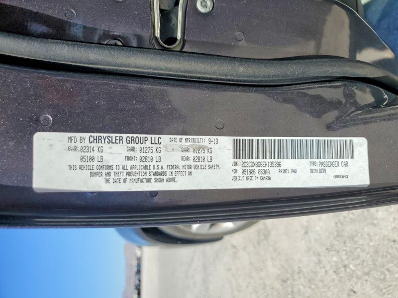 Продаж на аукціоні авто 2014 Dodge Charger, vin: 2C3CDXBG6EH135396, номер лоту: 60207086