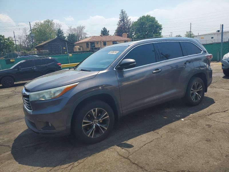 2016 Toyota Highlander მანქანა იყიდება აუქციონზე, vin: 5TDJKRFH0GS239717, აუქციონის ნომერი: 59705216