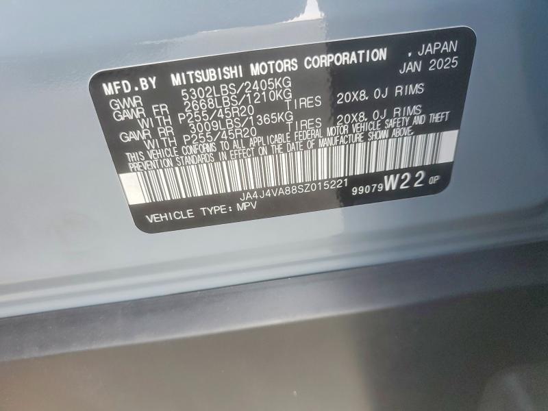 Продажа на аукционе авто 2025 Mitsubishi Outlander, vin: JA4J4VA88SZ015221, номер лота: 63037796