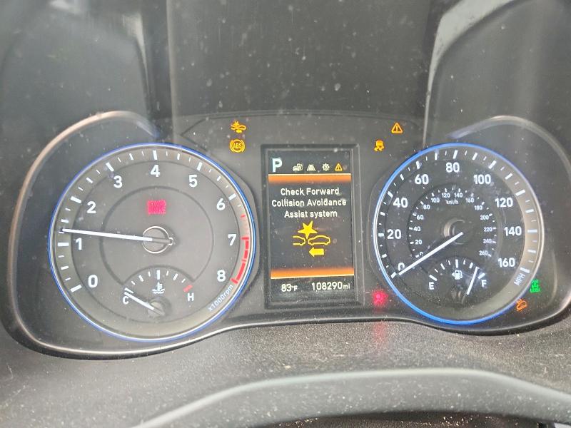 61000406 :رقم المزاد ، KM8K1CAA0MU722030 vin ، 2021 Hyundai Kona مزاد بيع