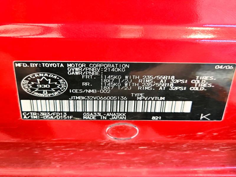 59542416 :رقم المزاد ، JTMBK32V066005136 vin ، 2006 Toyota Rav4 مزاد بيع