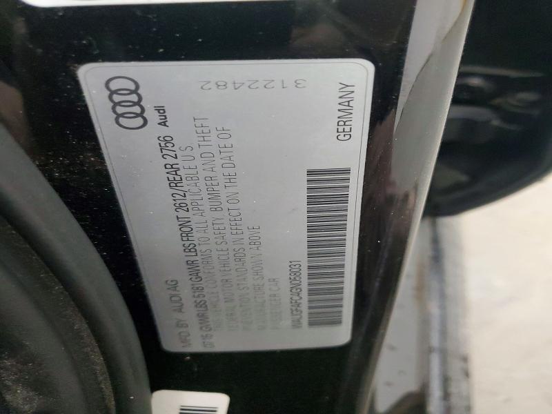 58923926 :رقم المزاد ، WAUGFAFC4GN058031 vin ، 2016 Audi A6 مزاد بيع