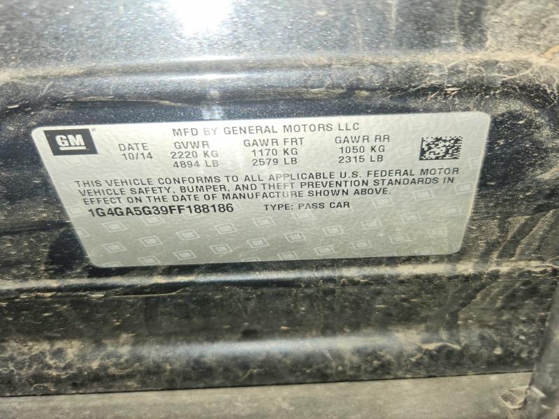 2015 Buick Lacrosse მანქანა იყიდება აუქციონზე, vin: 1G4GA5G39FF188186, აუქციონის ნომერი: 59973186