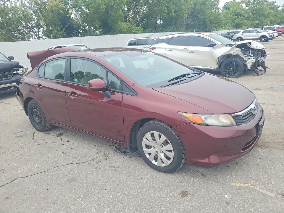 62214766 :رقم المزاد ، 19XFB2F51CE022913 vin ، 2012 Honda Civic مزاد بيع