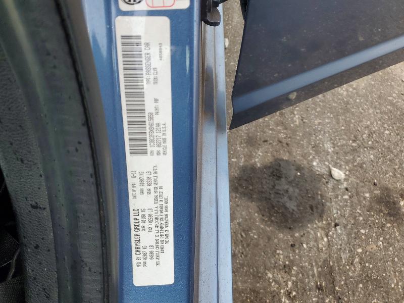 59291756 :رقم المزاد ، 1C3BC2FBXBN615850 vin ، 2011 Chrysler 200 مزاد بيع
