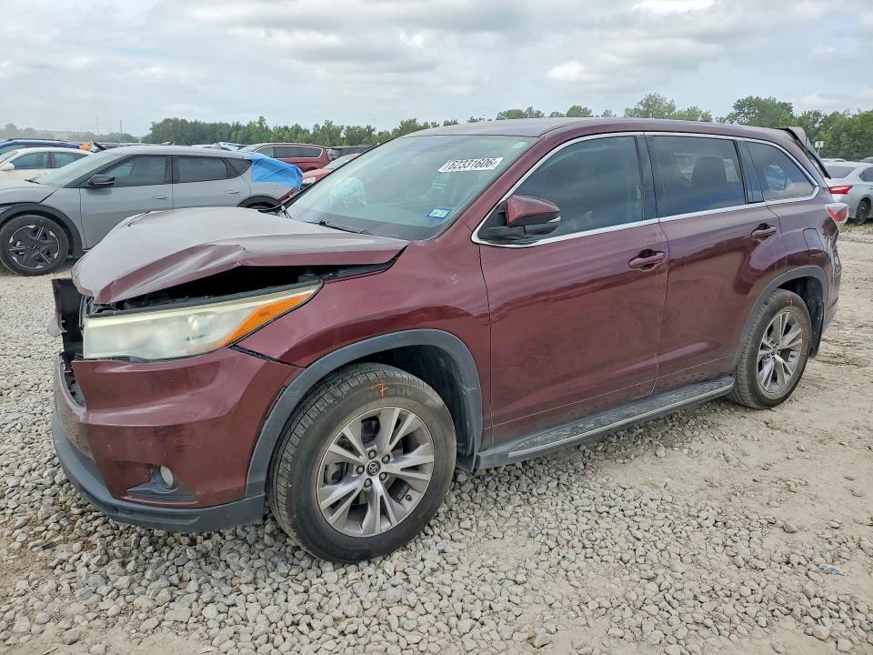 62331606 :رقم المزاد ، 5TDZKRFHXGS186625 vin ، 2016 Toyota Highlander مزاد بيع