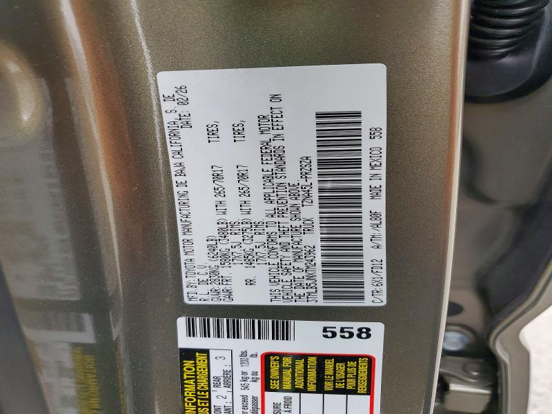 61778436 :رقم المزاد ، 3TMLB5JNXTM243962 vin ، 2026 Toyota Tacoma مزاد بيع